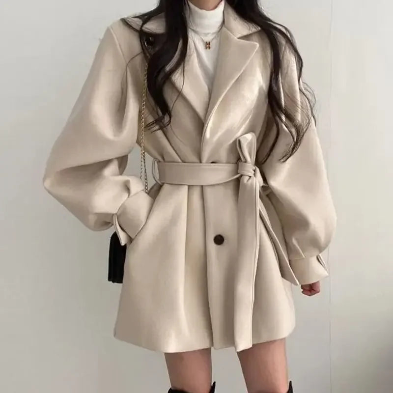 EB | Eleganter Taillierter Trenchcoat für Frauen