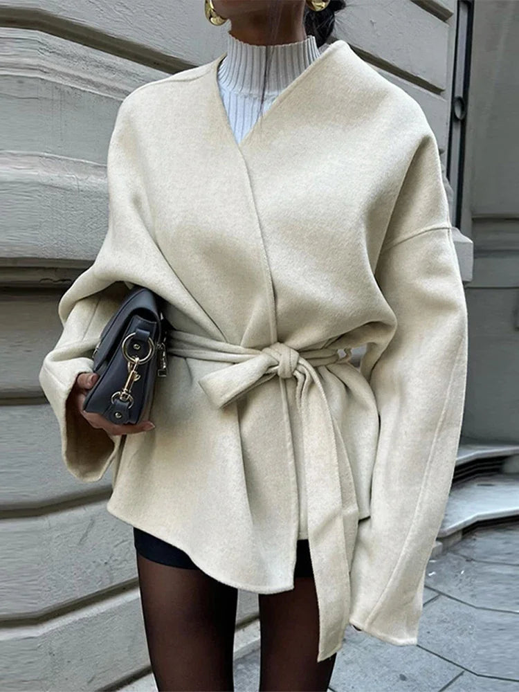 EB | Fleece-Jacke Mit Gürtel