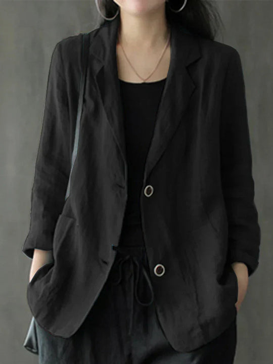 EB | Casual-Jacke mit Knöpfen für Damen