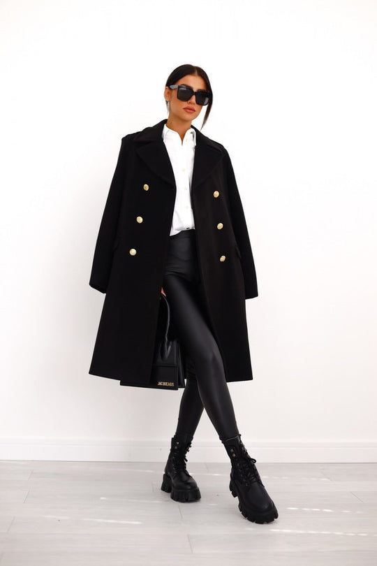 EB | Damen Reverskragen Trenchcoat Winter