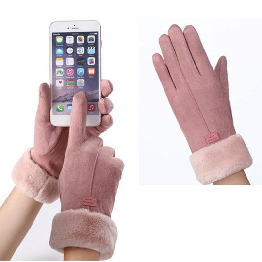EB - Schicke und Stilvolle Winter Furry Handschuhe für Frauen