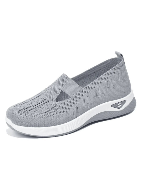 Damen Atmungsaktive Sneakers in Einfarbig EB