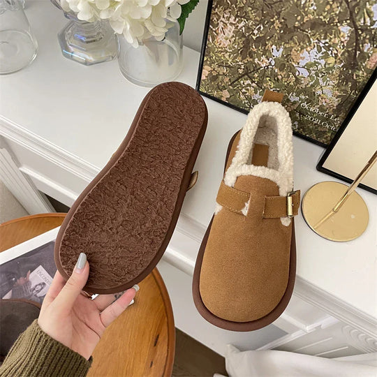 Mikaela Leder Hausschuhe | Warm & Trendy EB