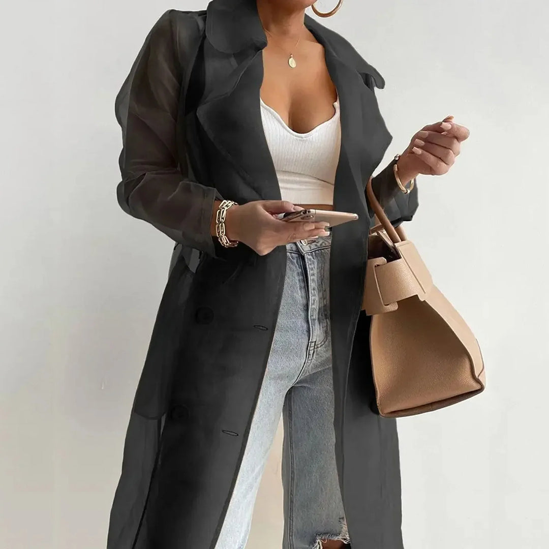 EB | Durchsichtiger Trenchcoat