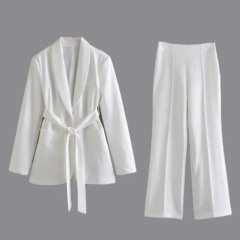 EB | Stilvolle Blazer Set Für Damen - Blazer+Hose