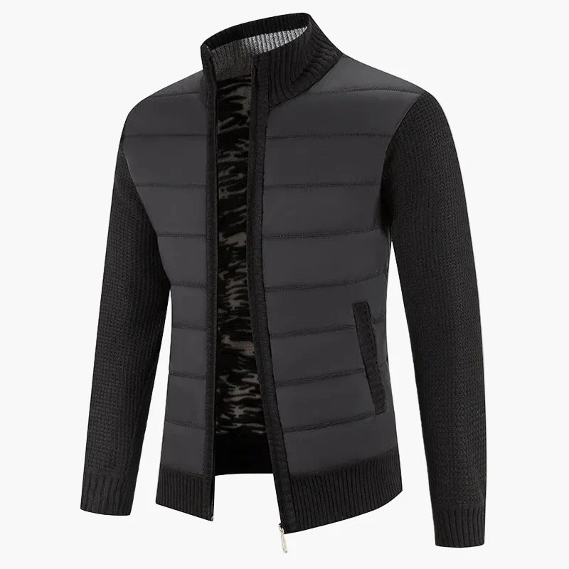 EB | Stepp-Strickjacke mit Reißverschluss - Lässiger Urban Style für Alltag und Freizeit