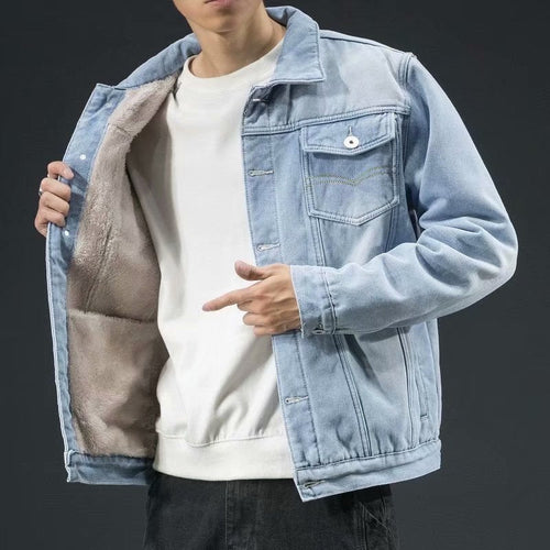 EB | Winter Männer Denim Jacke