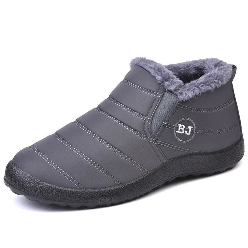 EB | Stiefeletten Gequiltet Slip on Wasserabweisend Plüsch Futter Langlebiger Sitz