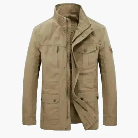 EB | Outdoor Übergangsjacke mit Stehkragen und Mehrfachtaschen - Lässige Mode für Alltag und Freizeit