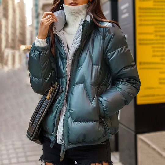 EB | Stylische Steppjacke mit Glänzendem Finish