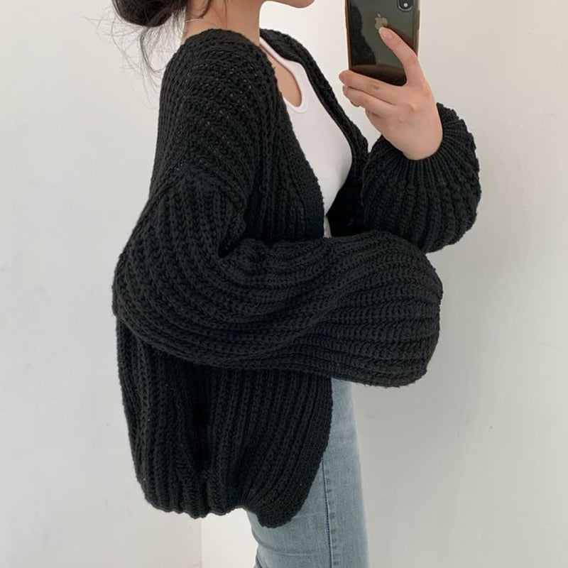 EB | Grobstrick Oversized Weste