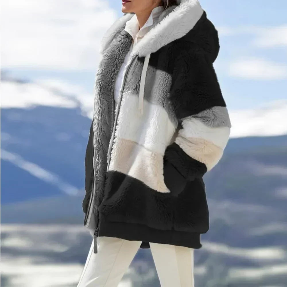 EB | Fleecejacke mit Kapuze - Langarm