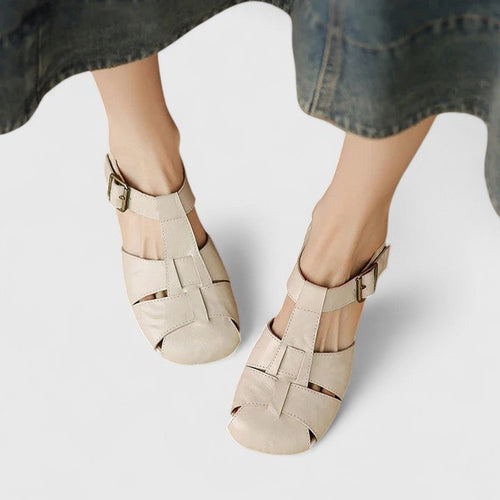 elegante Damensandalen, hochwertiges Leder. EB EB