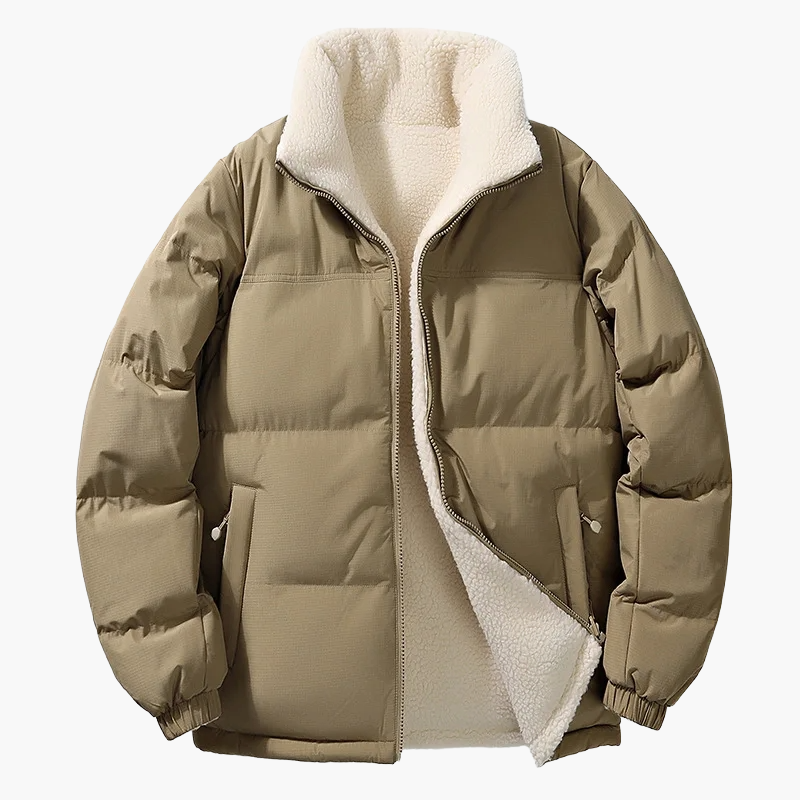 EB | Winter-Steppjacke mit Fleece-Innenfutter - Urbane Freizeitjacke, Lockere Passform, Warm, Ideal für Alltag & Outdoor