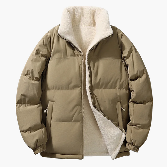 EB | Winter-Steppjacke mit Fleece-Innenfutter - Urbane Freizeitjacke, Lockere Passform, Warm, Ideal für Alltag & Outdoor