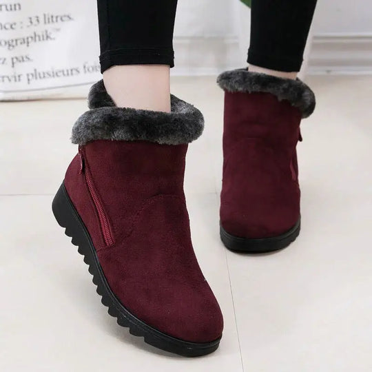 EB | Winter Plush Reißverschluss Rutschfeste Stiefel