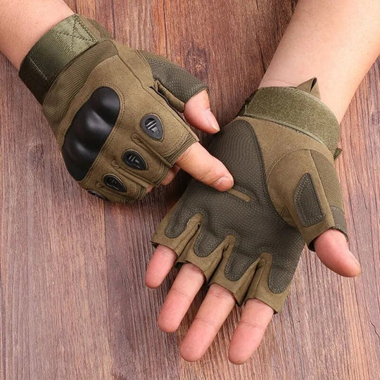 Tactical Hard Knuckle Half Finger Handschuhe EB