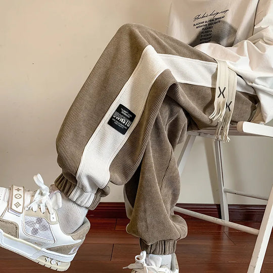 EB Streetwear-Herren-Jogginghose im Patch-Design