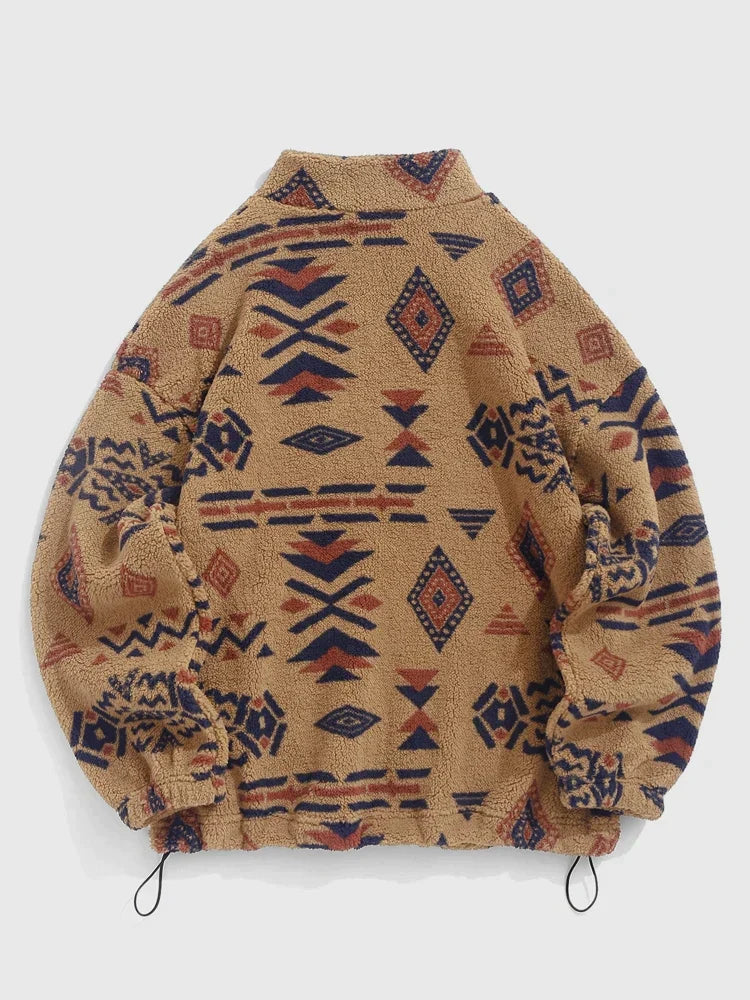 EB | Pullover mit Ethnischem Druck