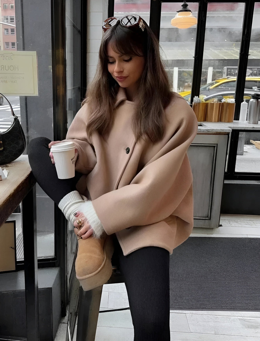 EB | Wollmischung Vintage Damenjacke