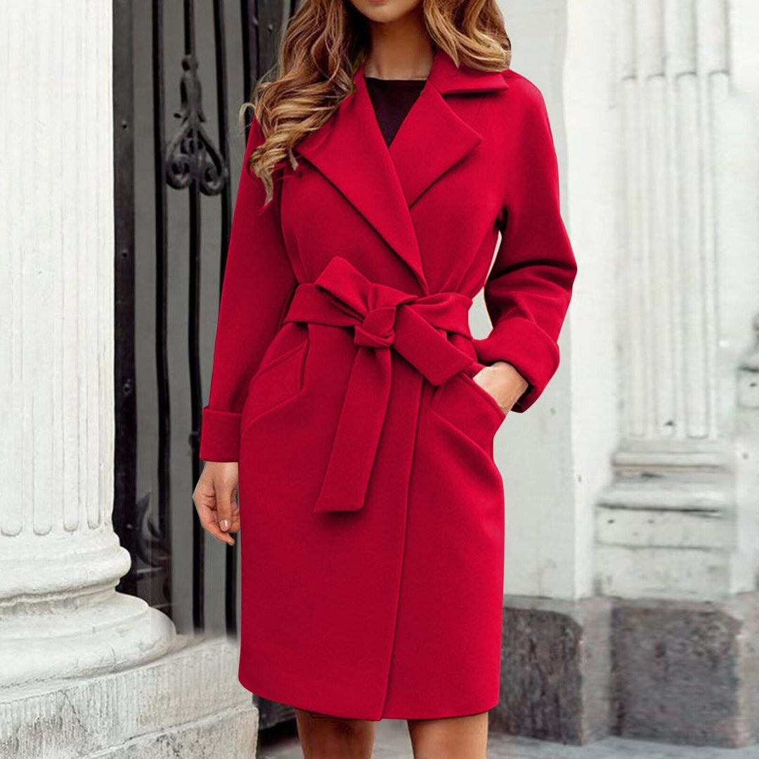 EB | Langer Damen-Trenchcoat Winterjacke