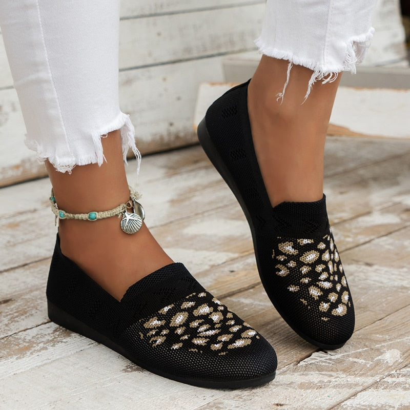 Damen Flats Mit Leopardenmuster Wilda EB