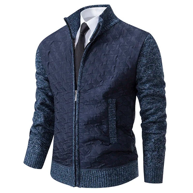 EB | Strickjacke mit Gepolsterter Front Warm und Modern Perfekt für Den Alltag