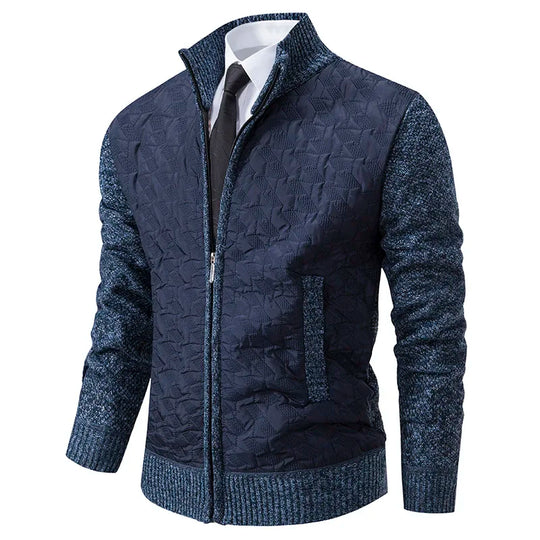 EB | Strickjacke mit Gepolsterter Front Warm und Modern Perfekt für Den Alltag