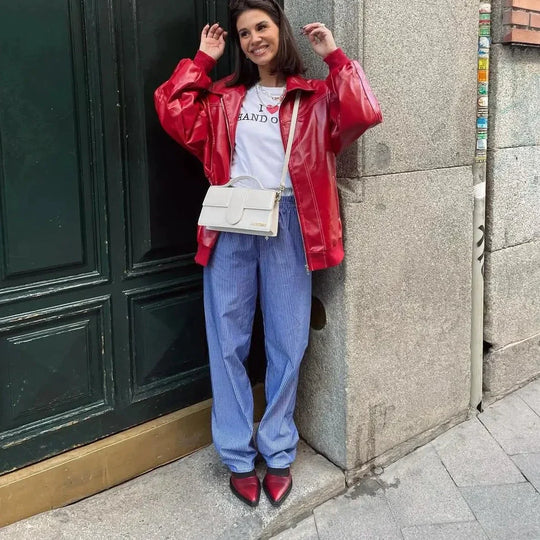 EB | Fashion Chic Lederjacke