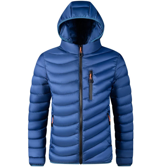 EB | Leichtgewichtige Pufferjacke mit Kapuze Polyester Warm und Praktisch