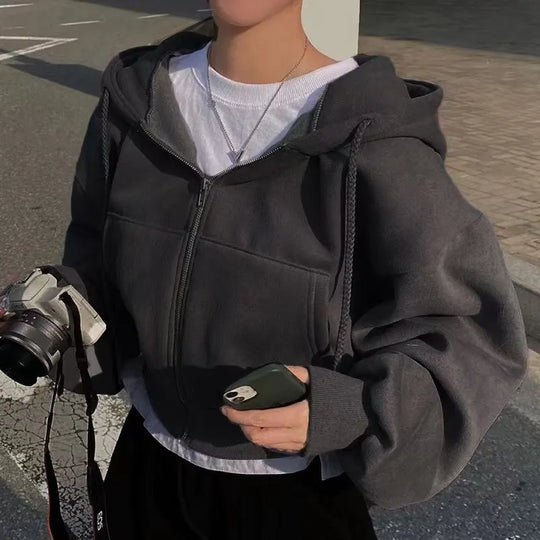 EB | Klassische Gekürztes Sweatshirt für Frauen