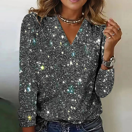 EB | Glimmer Bluse Glänzend und Elegant Stilvoll