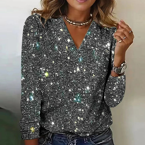 EB | Glimmer Bluse Glänzend und Elegant Stilvoll