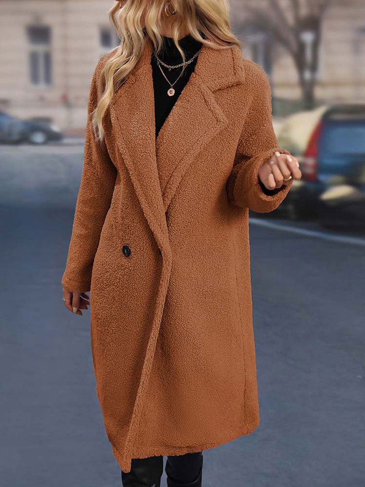 EB | Herbst/Winter-Mantel Aus Kunstpelz