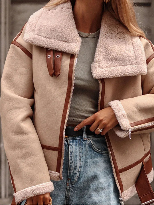 EB | Kunstlederjacke mit Edler Optik