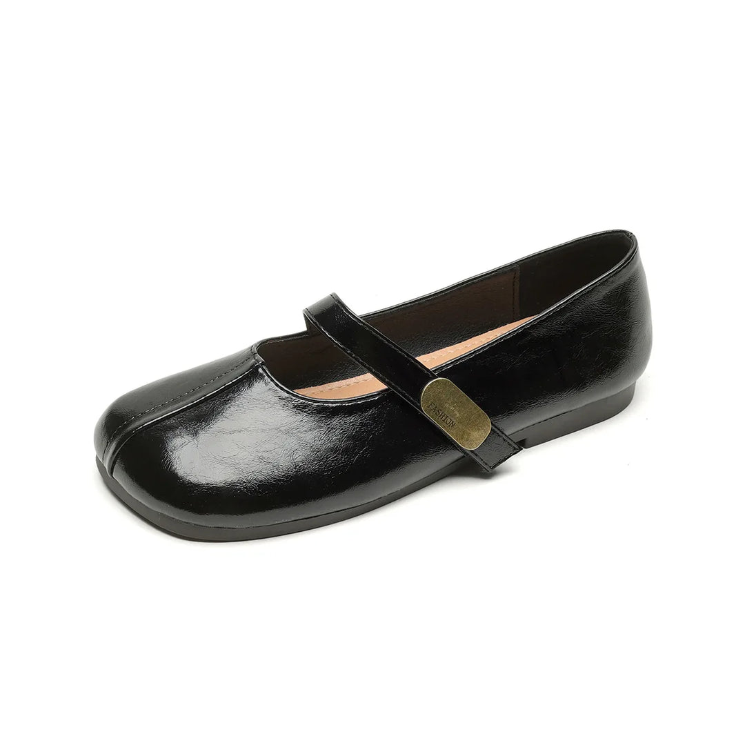 EB | Neue Frühling Damen Outdoor-Schuhe Runde Zehen Design Mary Jane Schuhe Damen Lässige Flache Schuhe Arbeit Bootsschuhe Große Größen