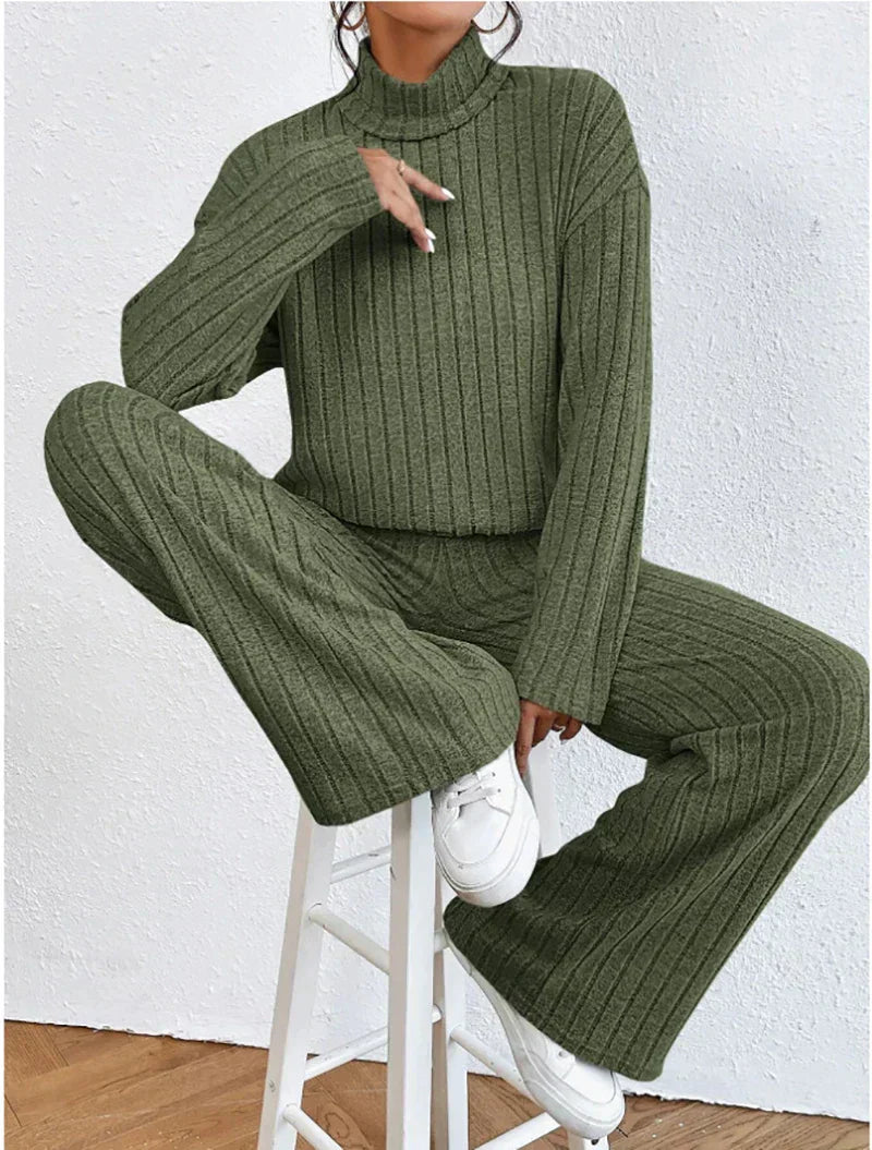 EB | Strickhose und Rollkragenpullover Set