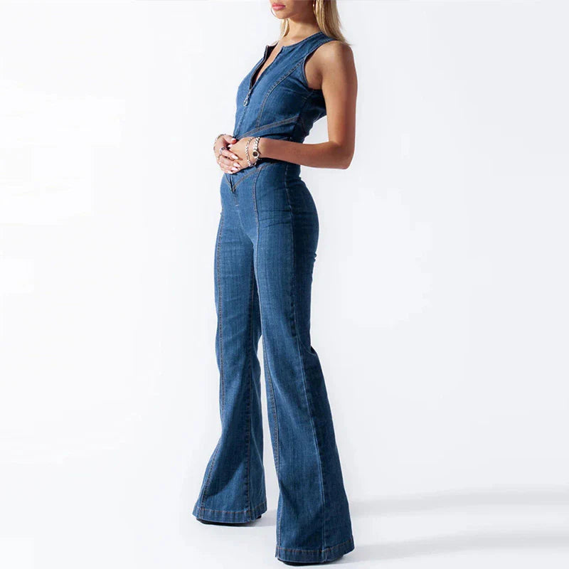 EB | Bodycon Rückenfreier Herz Jumpsuit