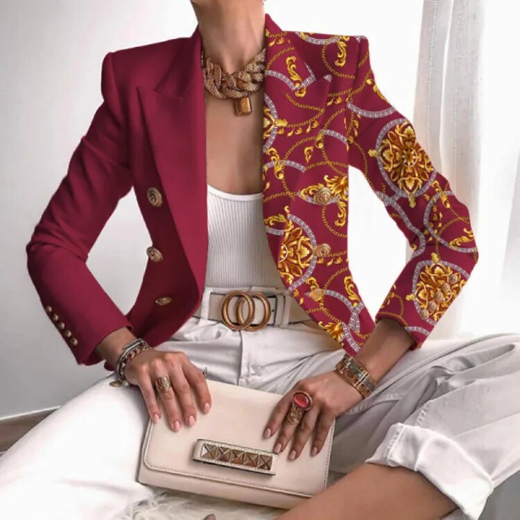 EB | Blazer Gedruckt In Der Taille