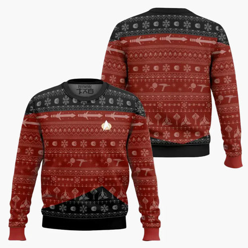 EB | Star Trek Pullover - Geek Weihnachts-Sweatshirt für Fans, Winter Freizeit