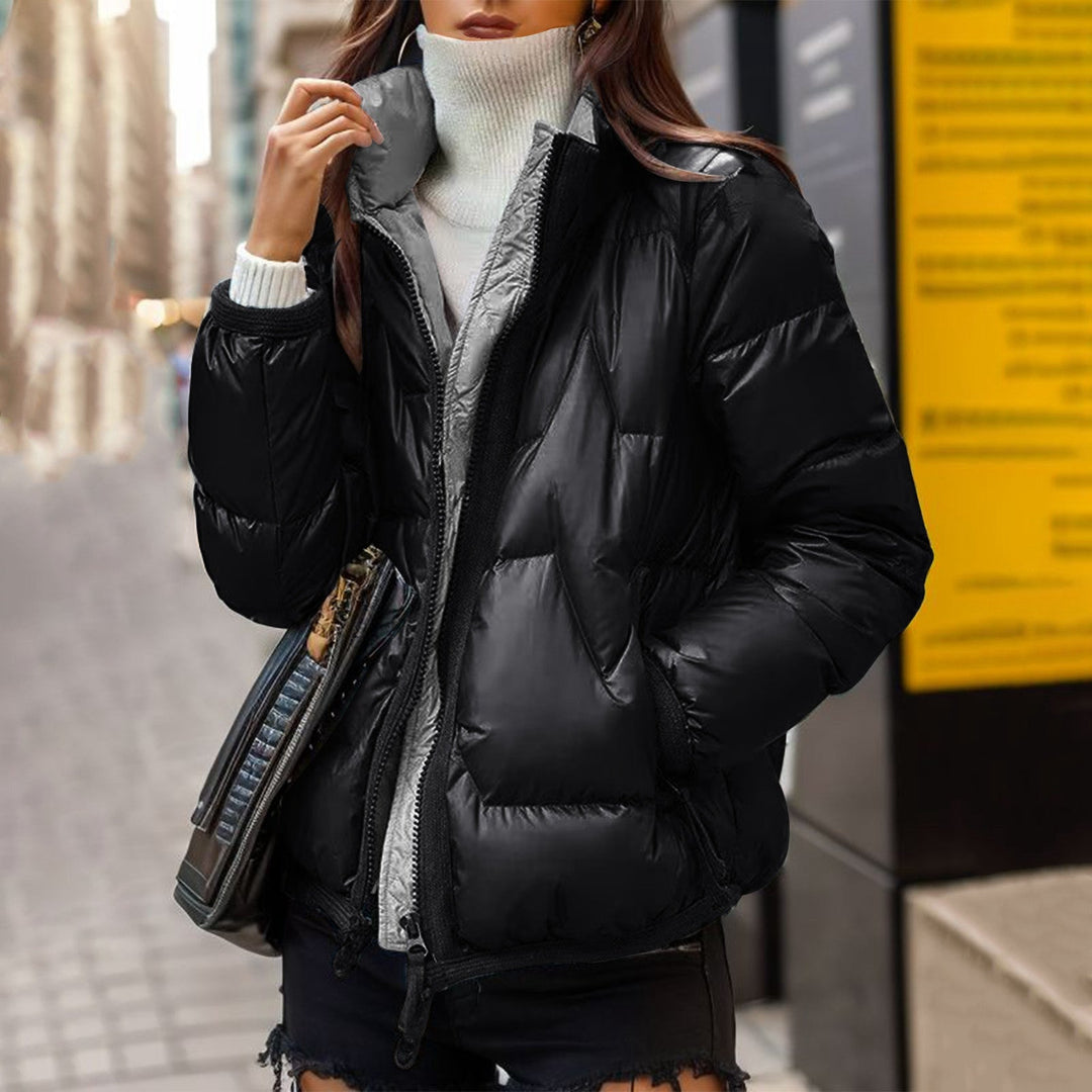 EB | Stylische Steppjacke mit Glänzendem Finish