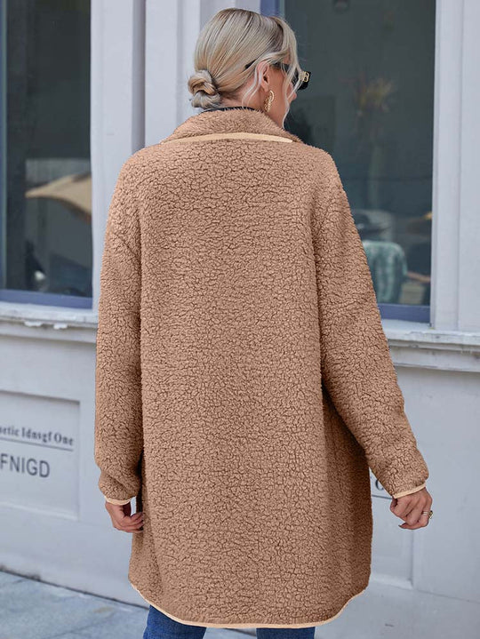 EB | Lange Winterjacke mit praktischem Design für Frauen Ideal für die kalte Saison