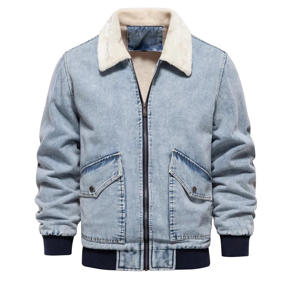EB | Herren Jeansjacke warm gefüttert