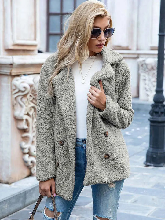 EB | Warmer Teddy-Mantel Damen