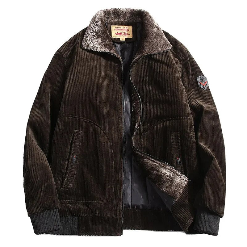EB | Herren Cordjacke Winter - Gemütliche Oberbekleidung