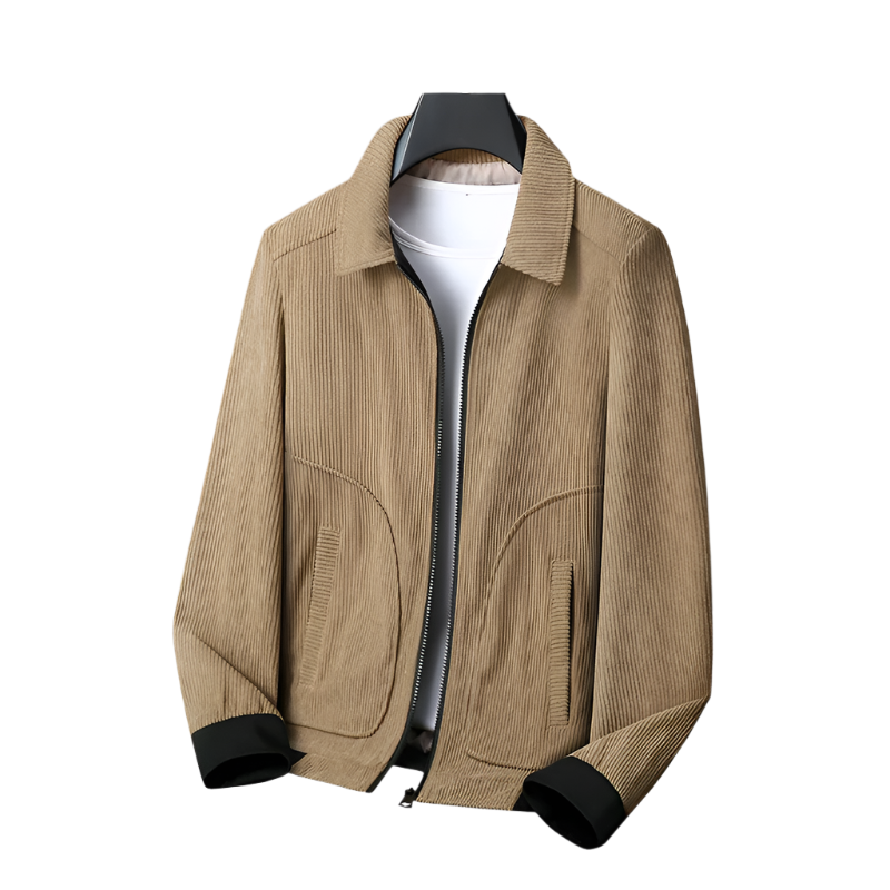EB | Cordjacke für Herren mit Reißverschluss