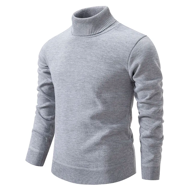EB | Weicherer & Bequemer Herrenrollenkragenpullover aus Baumwolle