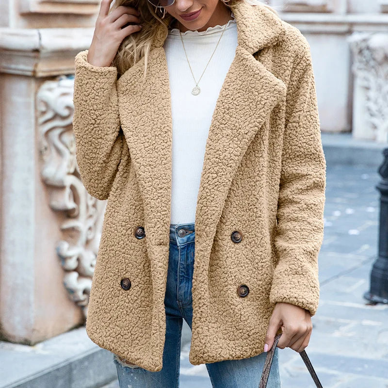 EB | Teddyjacke Braun Flauschig und Trendy