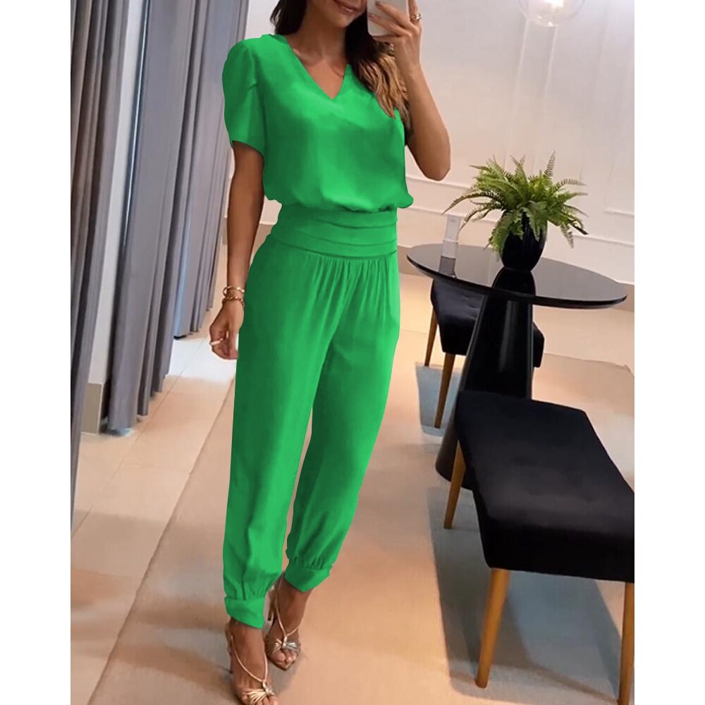 EB | V-Ausschnitt Jumpsuit für Damen