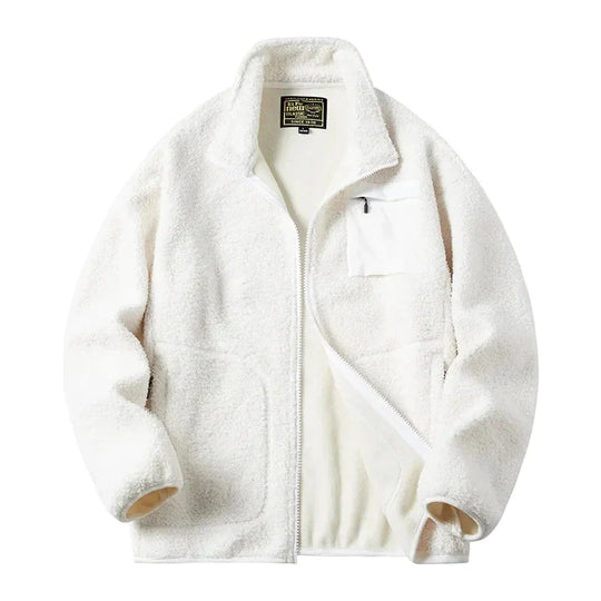 EB | Unisex Fleecejacke Im Outdoor-Stil mit Reißverschluss und Brusttasche - Ideal für Freizeit & Alltag